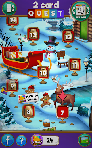 Bingo Quest Winter Garden - Christmas Adventure ဖန်သားပြင်ဓာတ်ပုံ 1