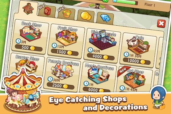 Download Happy Mall Story Mod APK