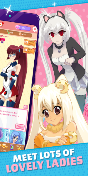 Crush Crush: Idle-Dating-Sim Screenshot 2