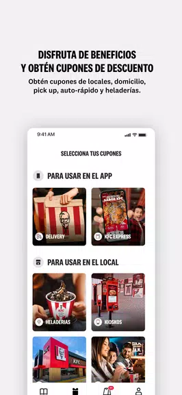 KFC APP - Ec, Co, Cl, Ar y Ve Screenshot 3