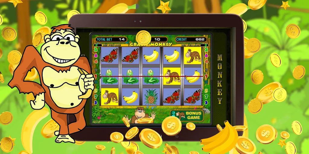 Crazy monkey game by Frolly apps Скриншот 2