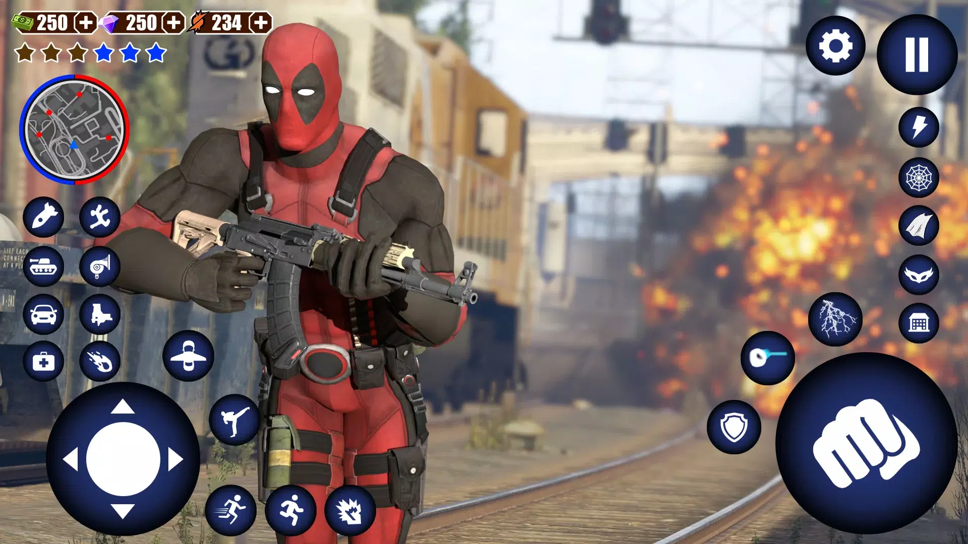 Spider Spiele. Miami Rope Man Screenshot 3