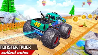 Monster Car Stunts Game 2023 Zrzut ekranu 2
