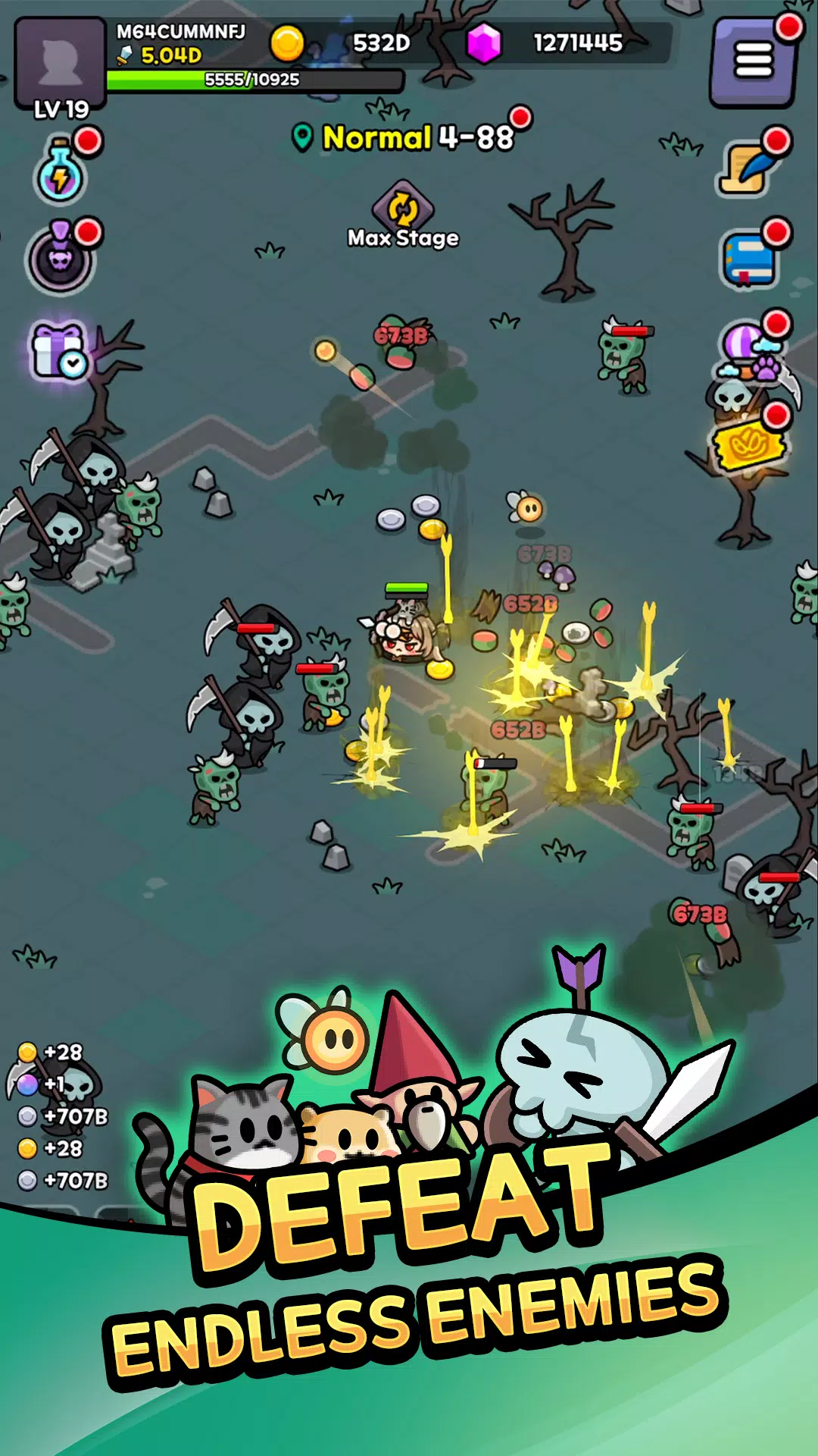 Grow Demon Slimes : Idle RPG 스크린샷 2