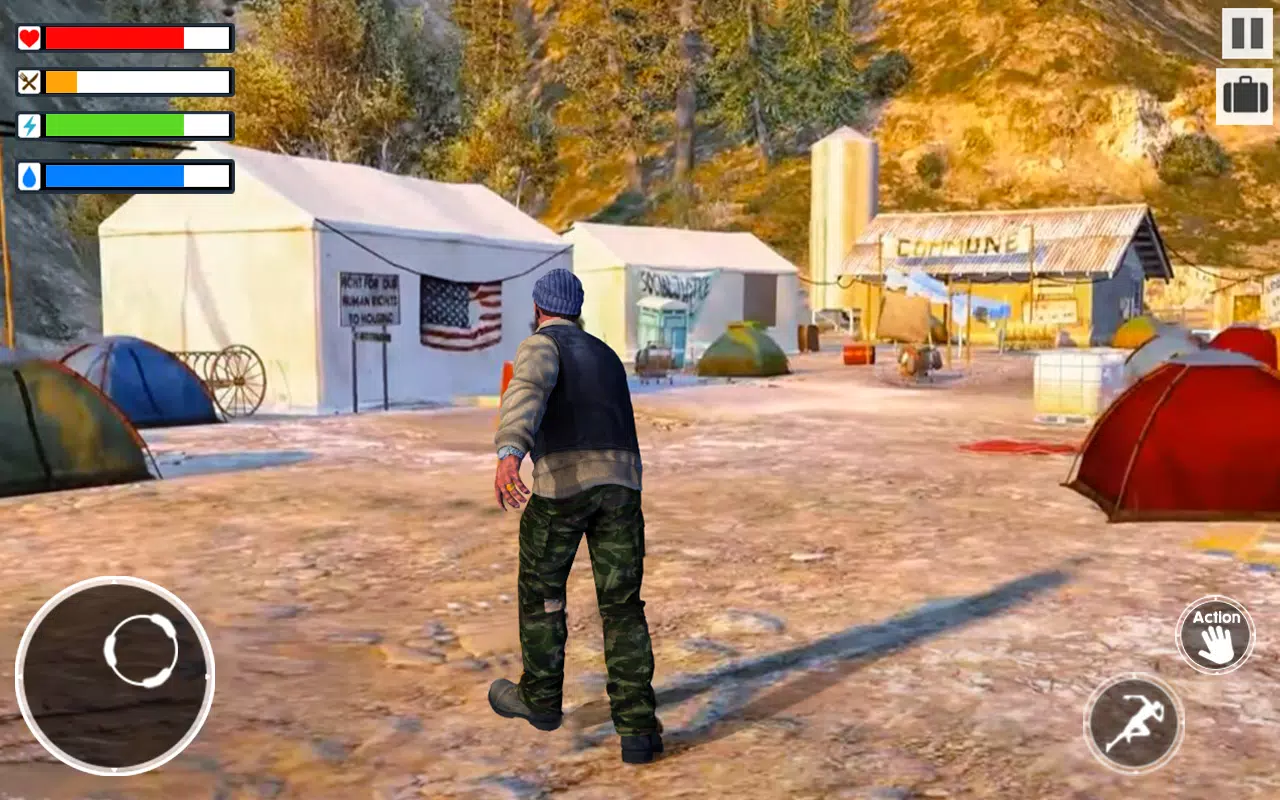 Tramp Simulator Homeless Games Скриншот 2