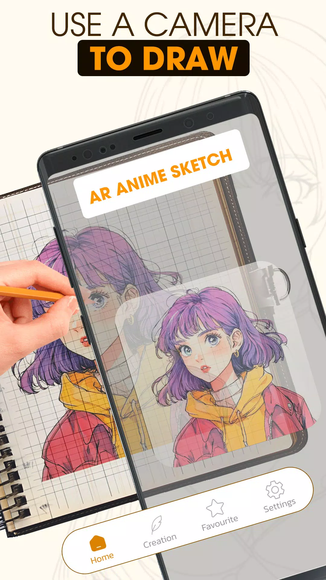 AR Anime Sketch: Trace & Draw Скриншот 2