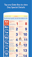 English Calendar 2023 Captura de tela 3