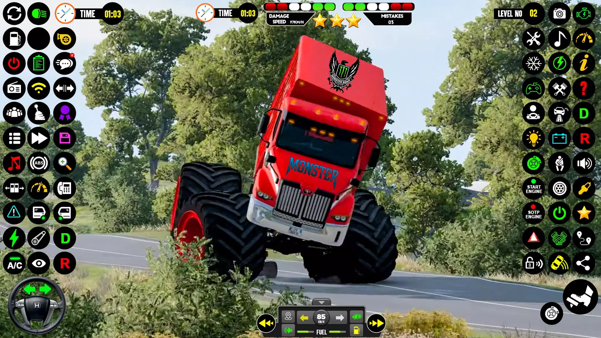 4x4 Monster Truck Game - Derby Screenshot 1