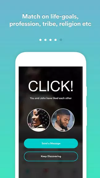 Africlick - African Black Dating & Networking App Captura de tela 3