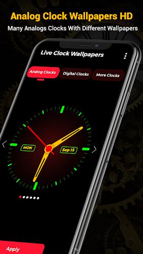 Smart Digital Clock Wallpapers ဖန်သားပြင်ဓာတ်ပုံ 4
