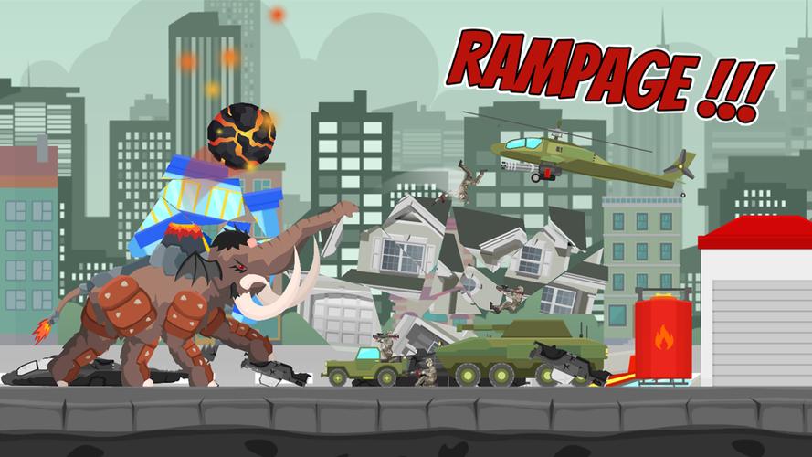 Hybrid Mammoth: City Rampage應用截圖第4張