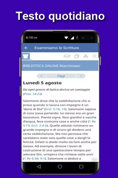 Esaminiamo le Scritture ogni Captura de pantalla 2