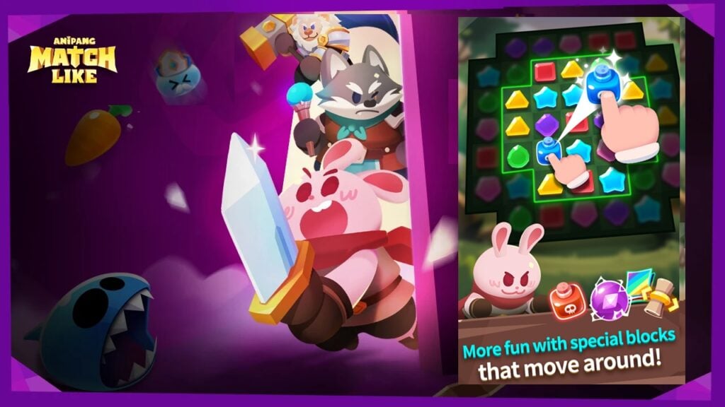 Ang Anipang Matchlike ay Isang Bagong Roguelike RPG na May Match-3 Puzzles
