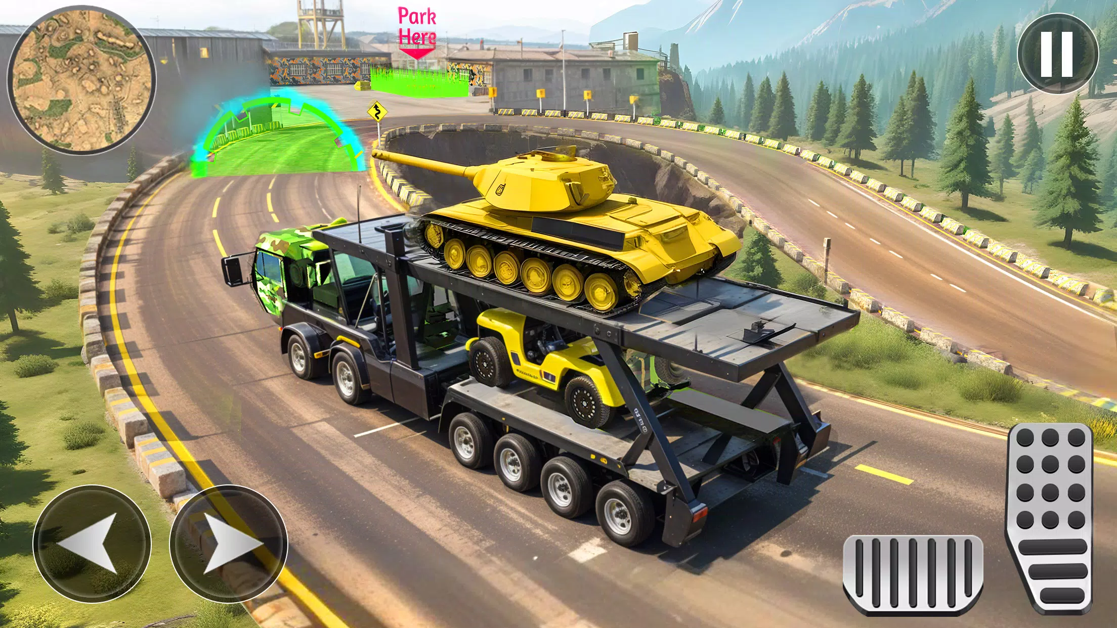 Army Cargo Truck Driving Games 스크린샷 4