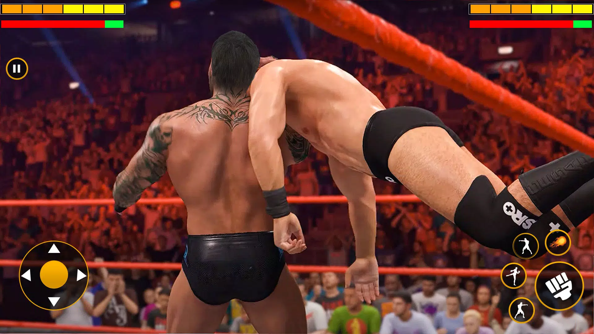 Real Wrestling Fighting Game Скриншот 2