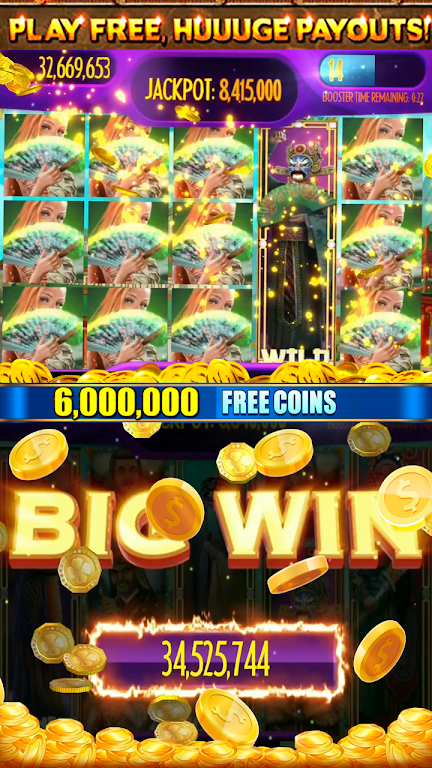 Chinese Opera Dynasty Free Vegas Slot Machine Captura de pantalla 2