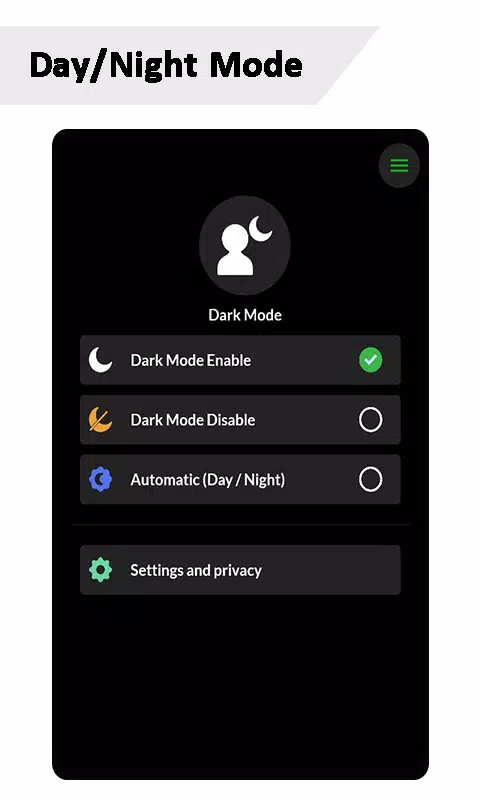 Dark Mode 스크린샷 4