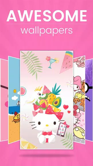 Kawaii Cute Wallpaper: Cutely 스크린샷 1