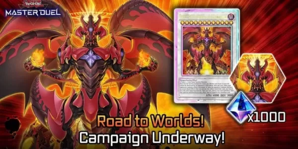 Campanha de estrada para o mundo e as qualificadoras do WCS retornam a Yu-Gi-Oh! Mestre Links de duelo e duelo