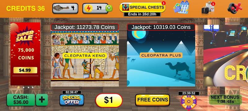 Cleopatra Keno with Keno Games 스크린샷 4