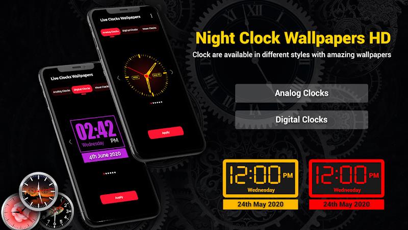 Smart Digital Clock Wallpapers ဖန်သားပြင်ဓာတ်ပုံ 2