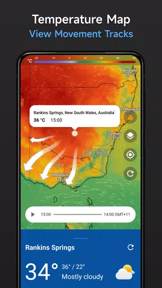 Live Weather & Radar Map Captura de tela 3