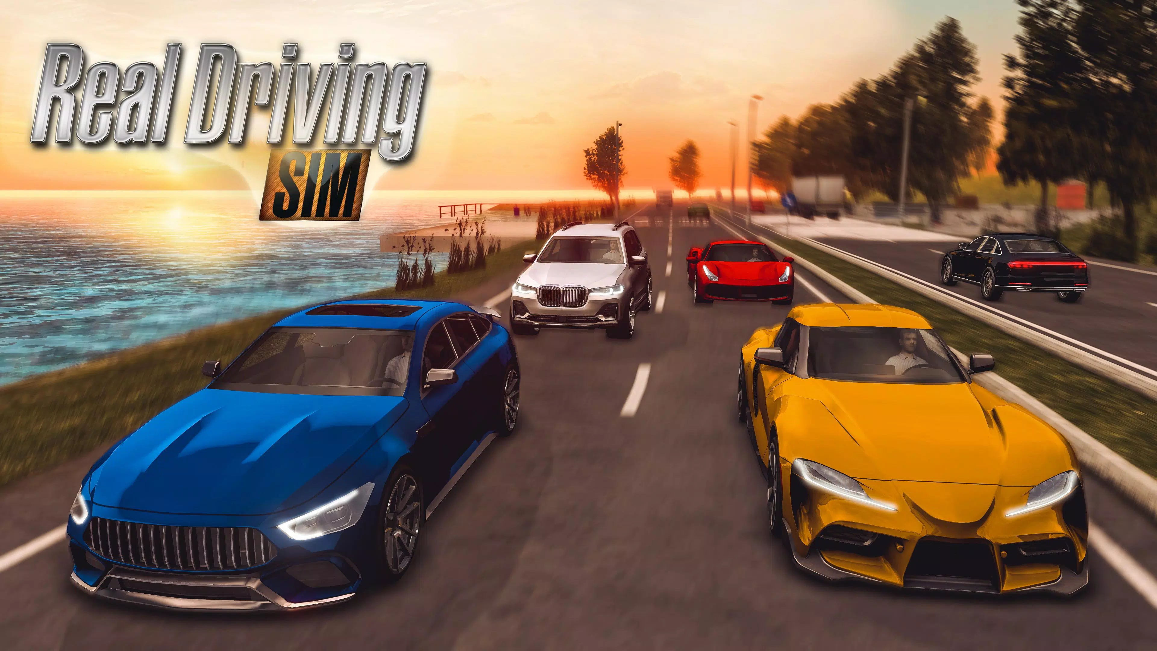 Real Driving Simulator Скриншот 1