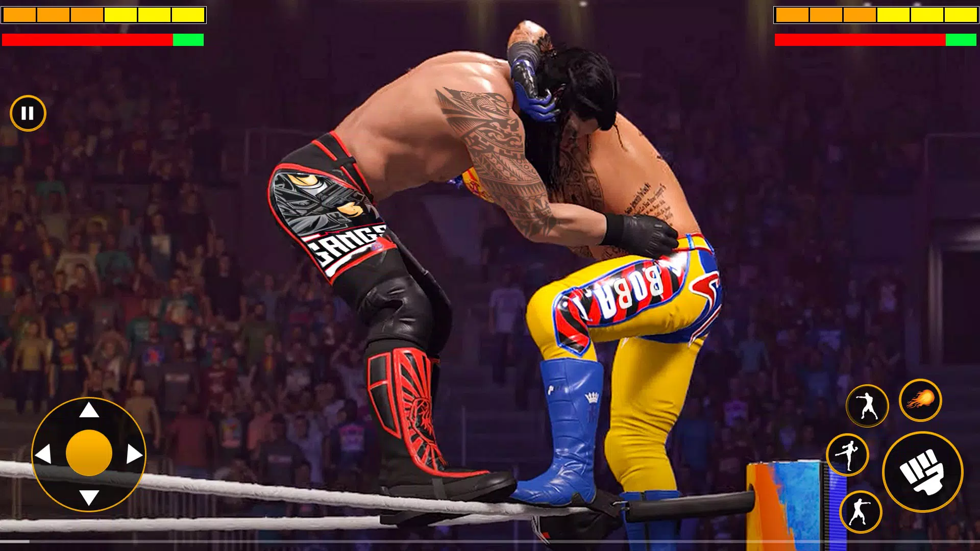 Real Wrestling Fighting Game Скриншот 1