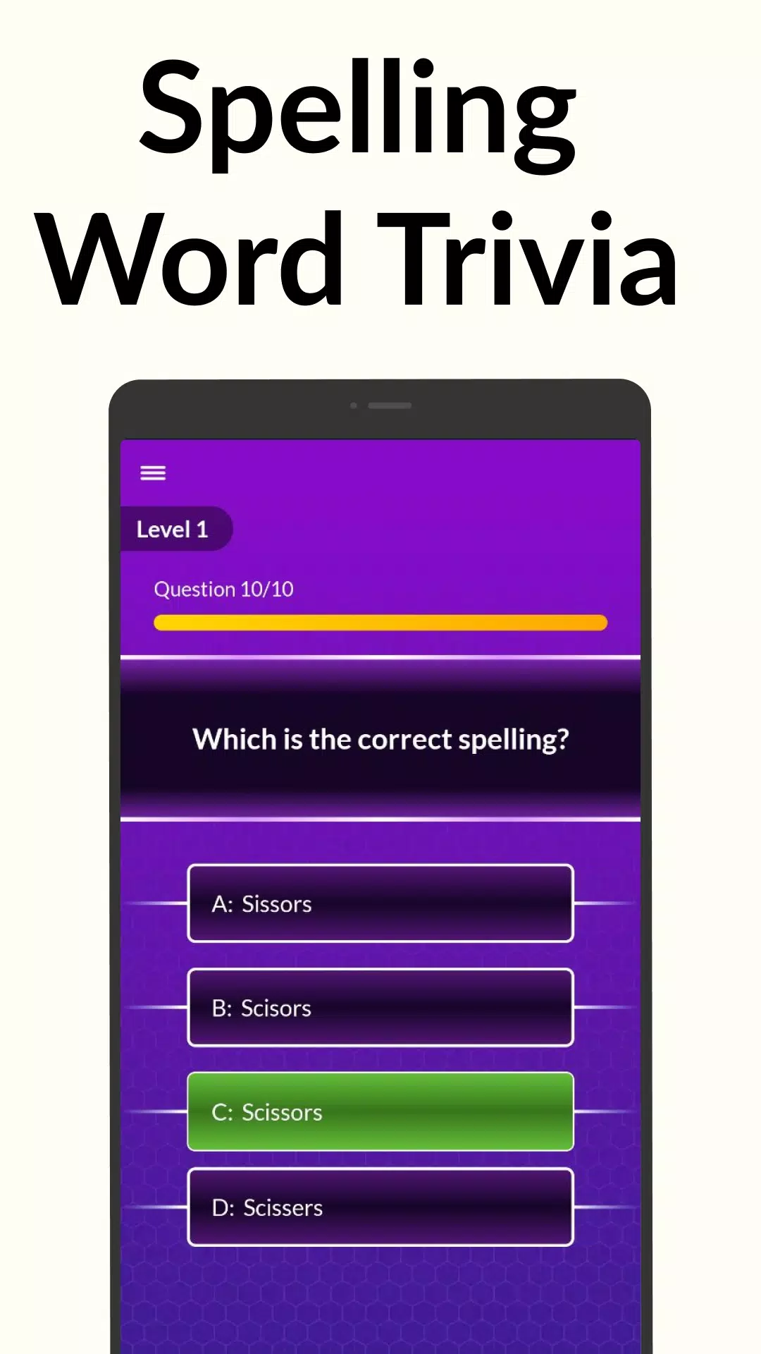Spelling Bee: Spelling Quiz應用截圖第1張