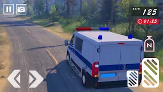 Offroad Police Van 2021 - Poli Tangkapan skrin 1