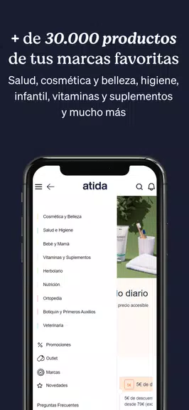 Schermata Atida Mifarma Farmacia online 1
