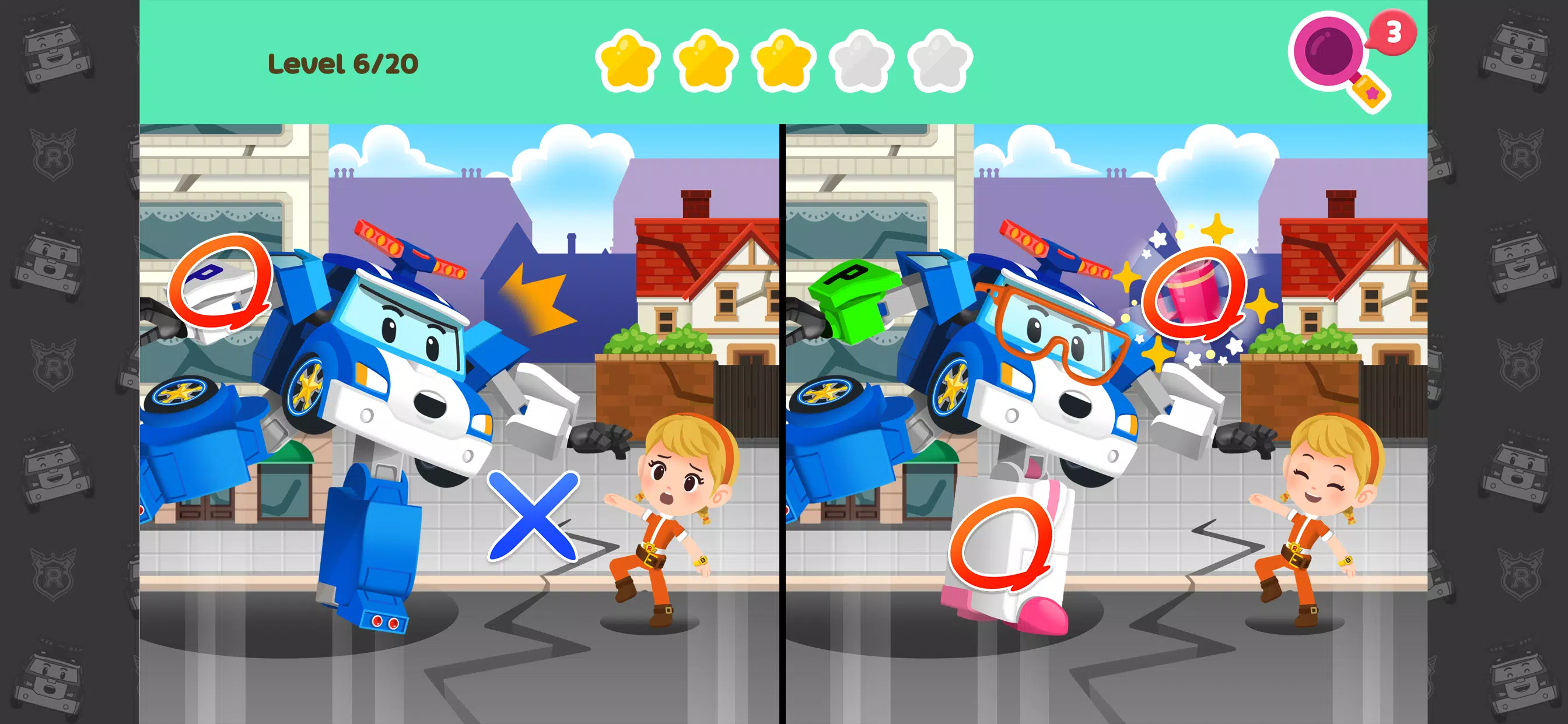 Poli Coloring & Games - Kids Captura de pantalla 2