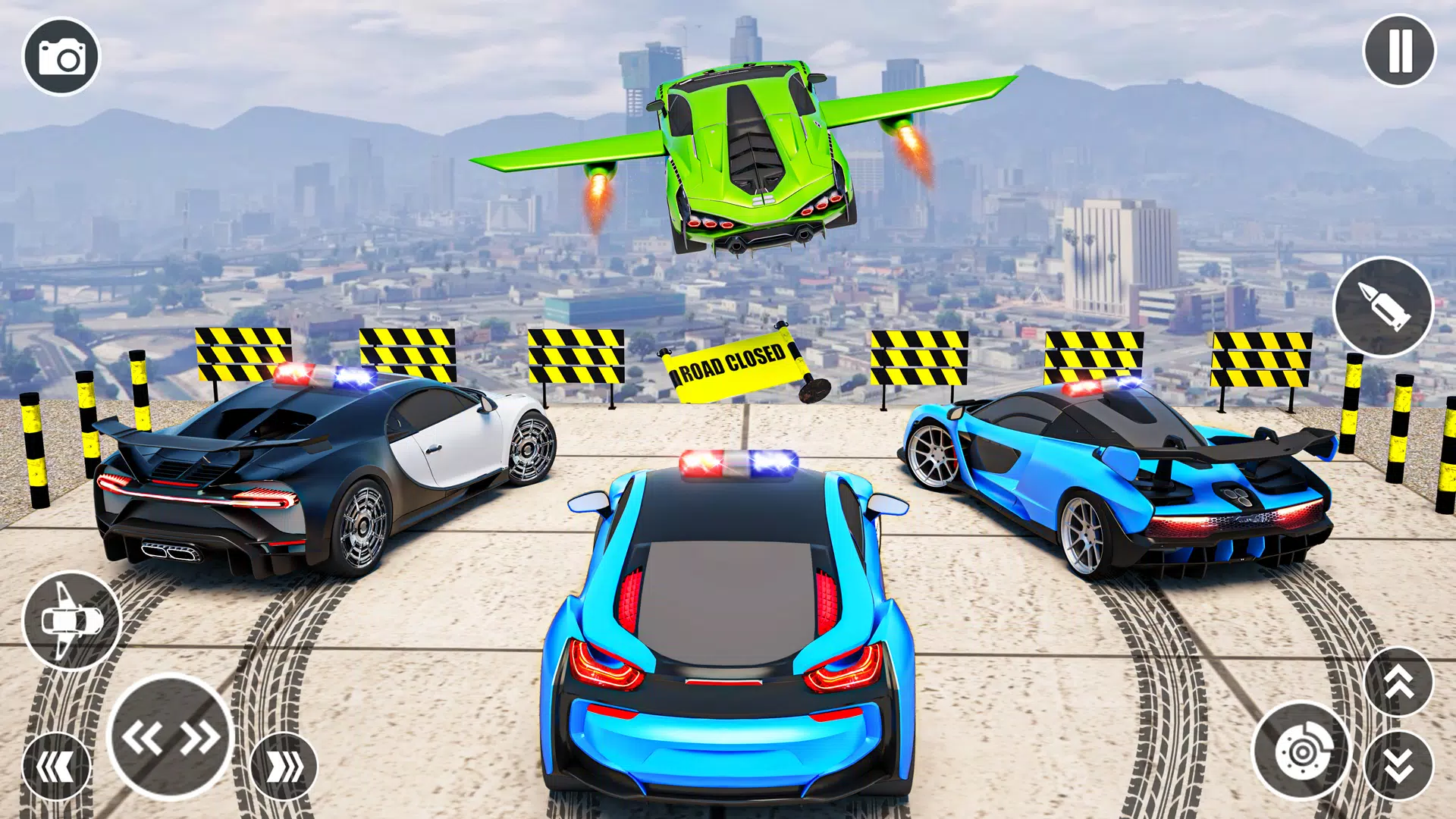 Flying Car Robot Shooting Game應用截圖第2張