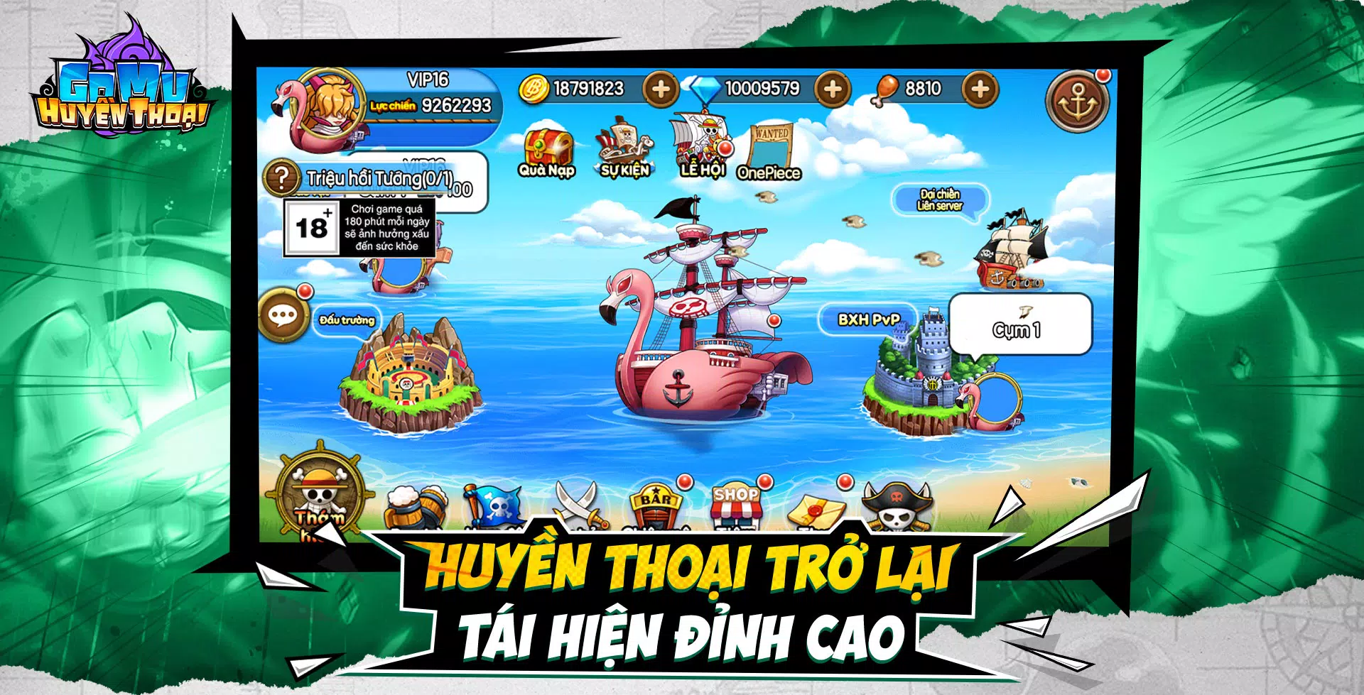Gomu Huyền Thoại - Đại Chiến Captura de pantalla 1