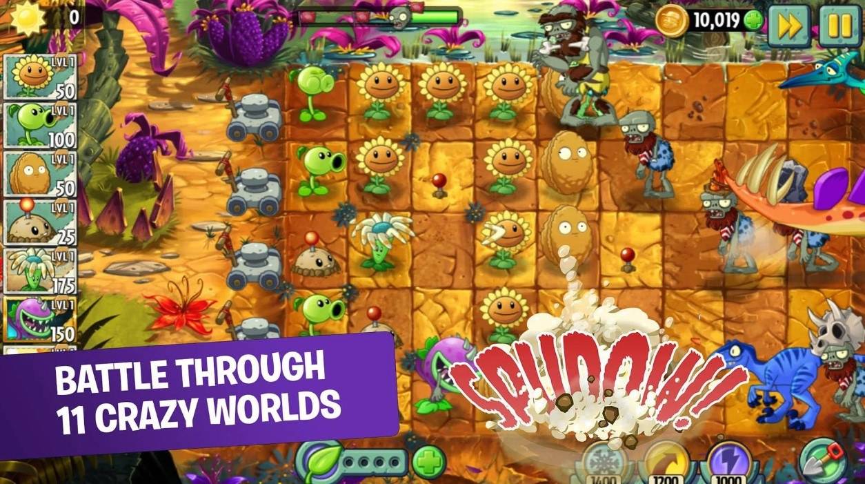 BluesTacks aracılığıyla PC ve MAC'de Bitkiler Vs. Zombies 2 toprak