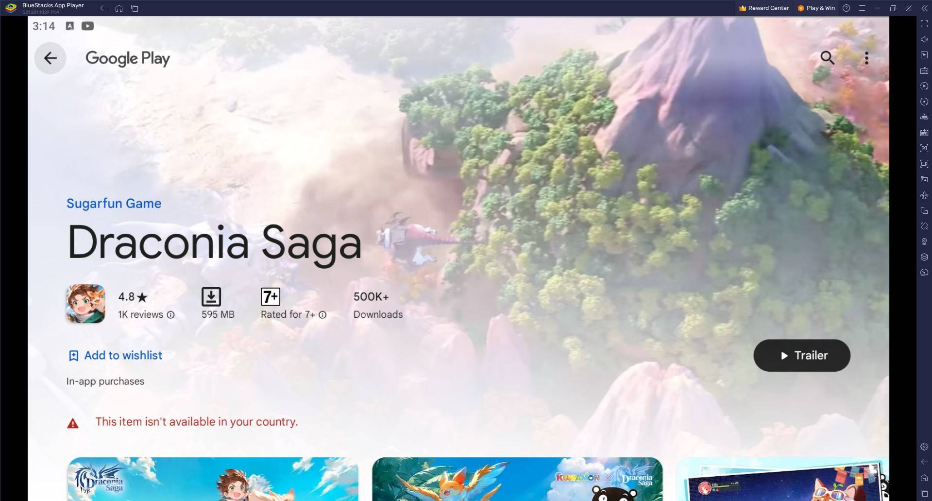 Bluestacks ile PC'de Draconia Saga oynayın