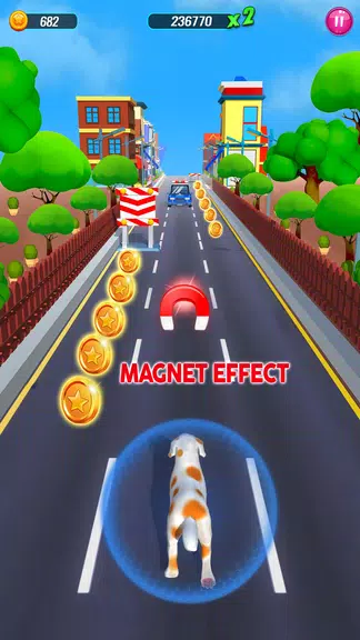 Pet Run Dog Runner Games Captura de pantalla 3