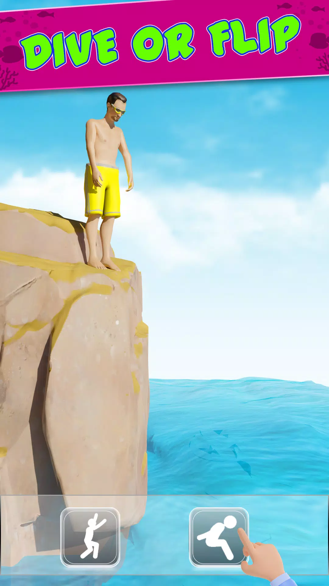 Cliff Flip Diving 3D Flip Captura de pantalla 4