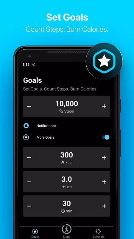 StepsApp: 运动计步器和跑步健身助手应用截图第3张