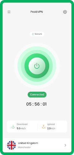 PeakVPN - Fast And Secure Captura de tela 3