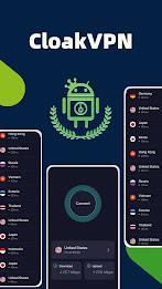 CloakVPN: Unlimited Secure VPN Screenshot 1