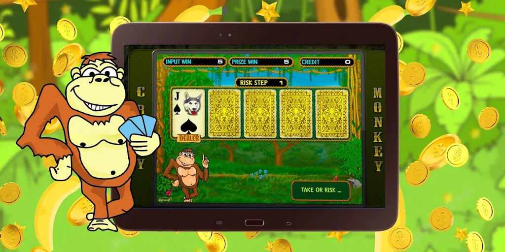 Crazy monkey game by Frolly apps Скриншот 1