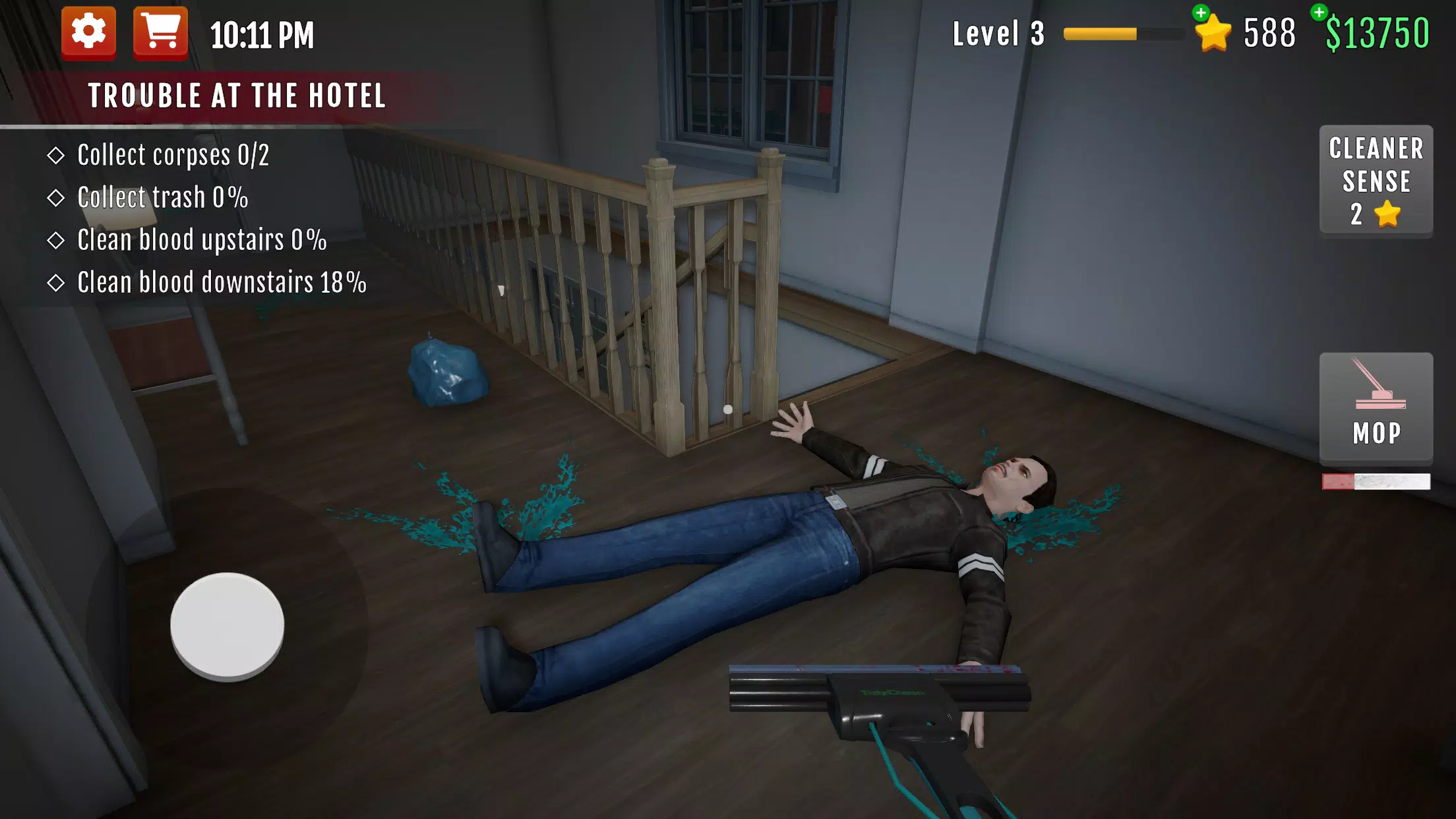 Crime Scene Cleaner: Mobile 3D Captura de tela 1