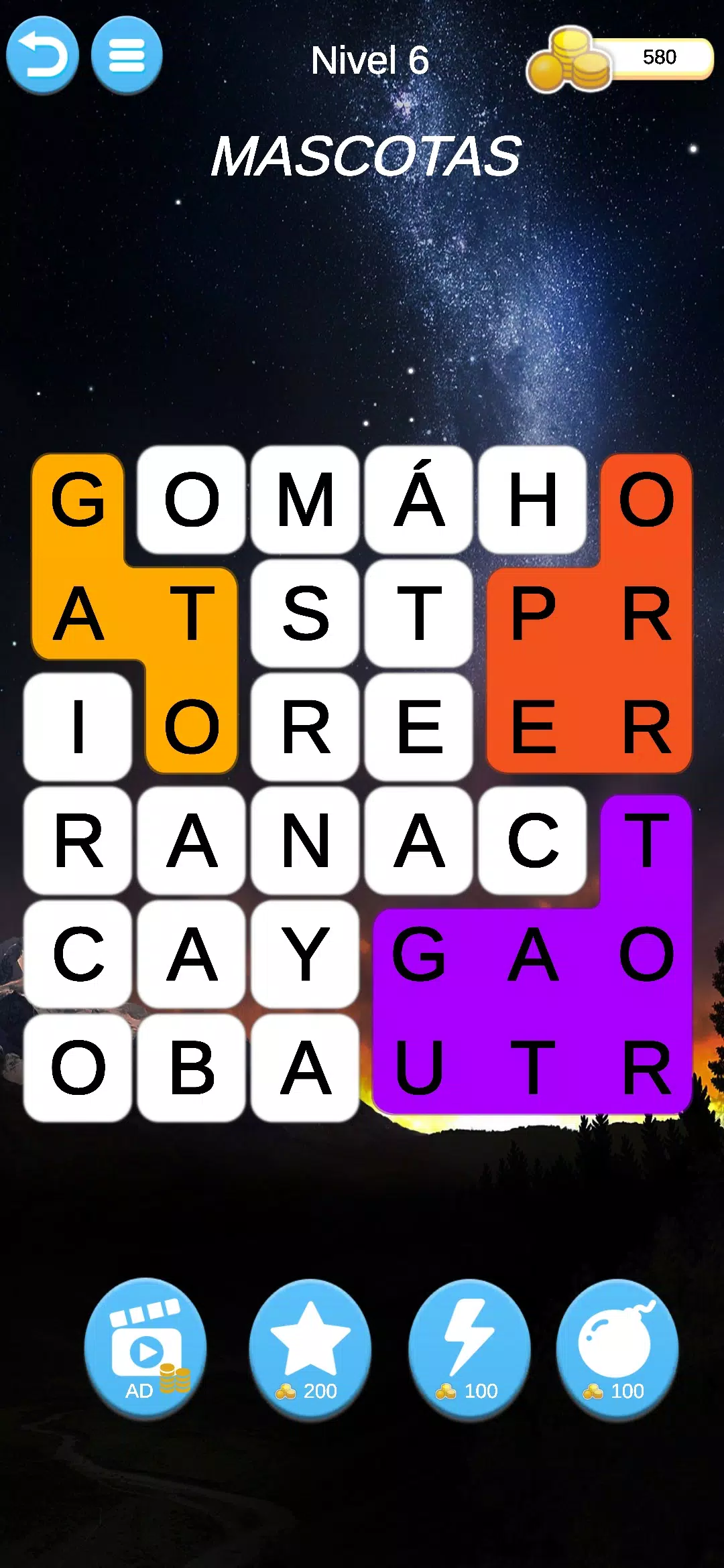 Juego Mental Palabras Captura de pantalla 4