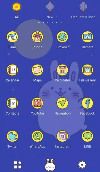 Moon Rabbit Theme Capture d'écran 3