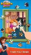 Solitaire Jigsaw Puzzle スクリーンショット 1