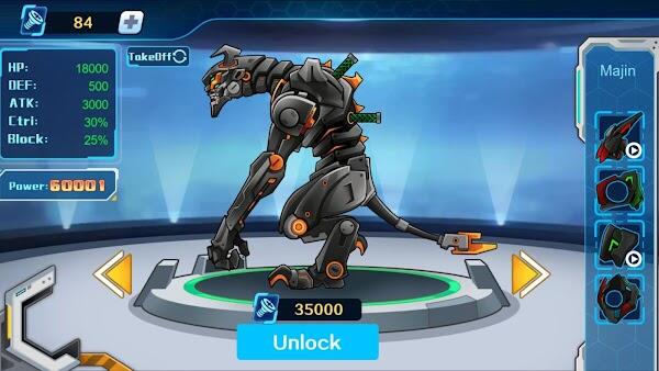 mecha colosseum mod apk sbloccato tutto