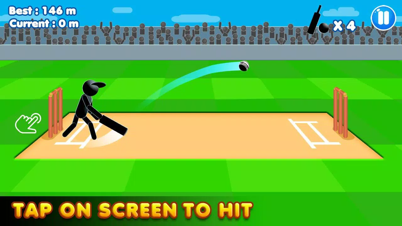 Stickman Cricket:Cricket Games Zrzut ekranu 2