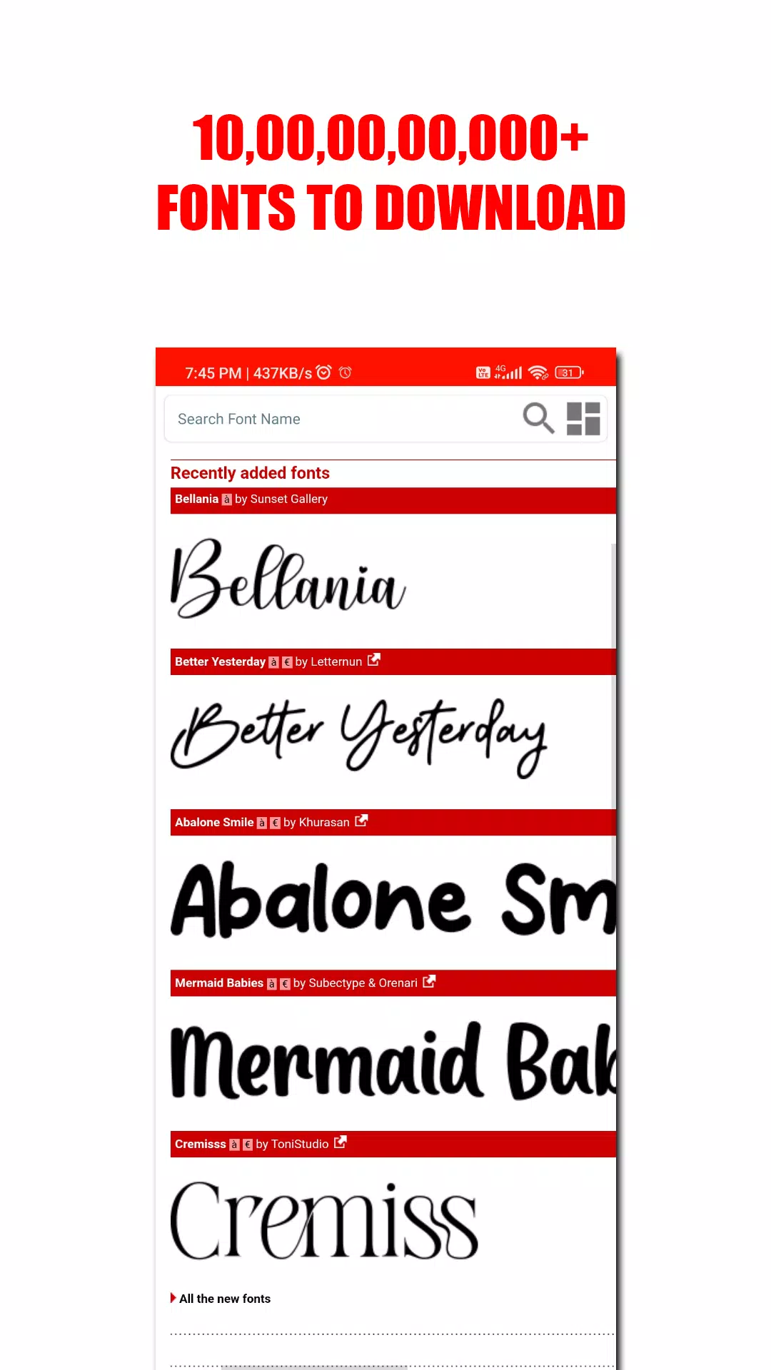 DA FONT’S Captura de pantalla 2