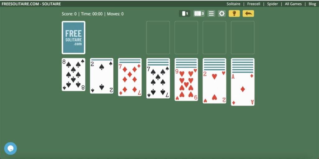 FreeSolitaire.com: abbondano i giochi di carte a misura di cellulare